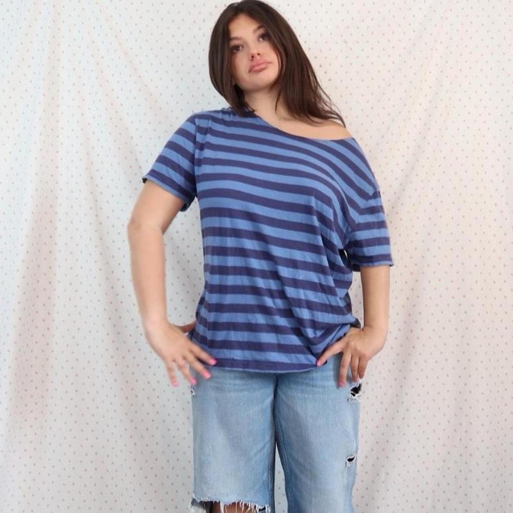 Y2k polo Ralph lauren off the shoulder tee